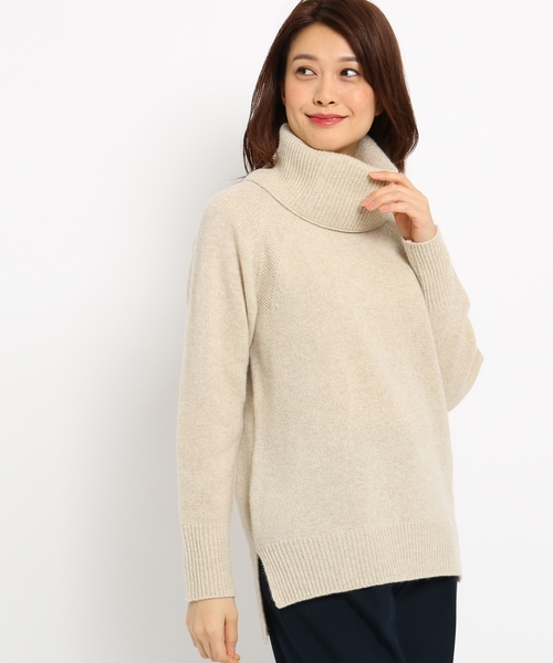 Sunauna(スーナウーナ)の「ウーリンラメプルオーバー(ニット/セーター・レディース・ベージュ/グレー/レモンイエロー・38)」の1枚目の写真