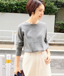 カシミヤ クルーネックプルオーバー◆