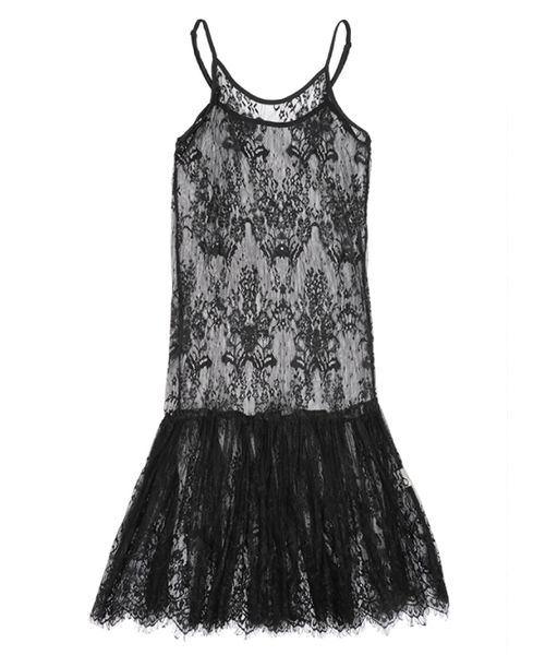 AMAIL（アマイル）の「Elegance lace dress（ワンピース・レディース・ホワイト/ブラック・FREE）」の2枚目の写真