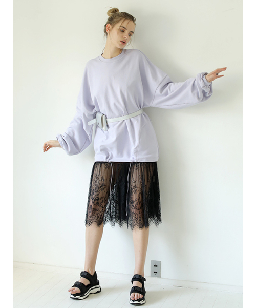 AMAIL（アマイル）の「Elegance lace dress（ワンピース・レディース・ホワイト/ブラック・FREE）」の17枚目の写真