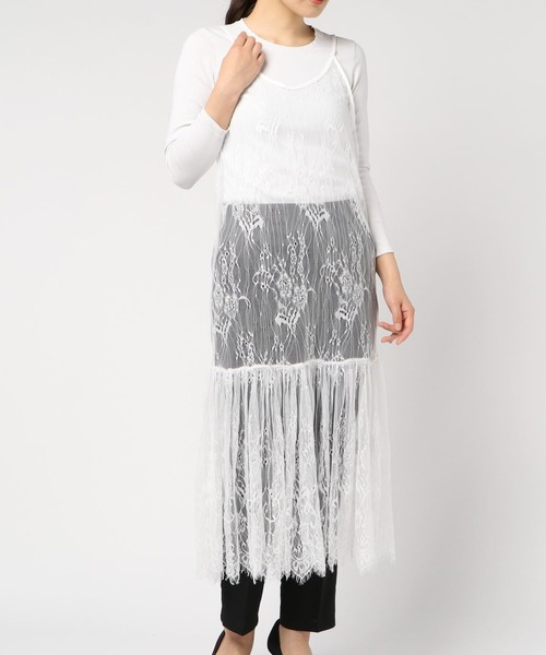 AMAIL（アマイル）の「Elegance lace dress（ワンピース・レディース・ホワイト/ブラック・FREE）」の13枚目の写真