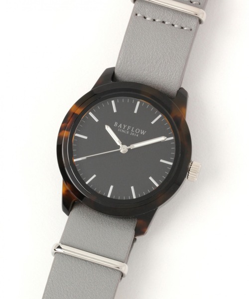 BAYFLOW(ベイフロー)の「マーブルウォッチ(アナログ腕時計・レディース・ライトグレー/ブラック/グレー/シルバーグレー・FREE)」の22枚目の写真