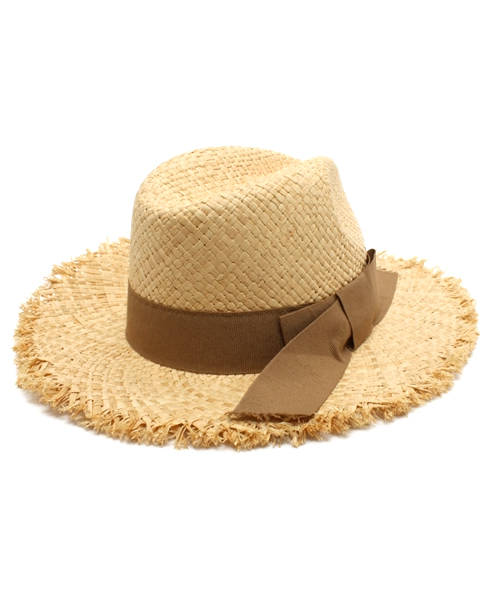 ROSE BUD(ローズバッド)の「(ICAS) PD920E PAGLIA RAFFIA HAT(ハット・レディース・ブラウン系その他/ブラック・ONE SIZE)」の7枚目の写真