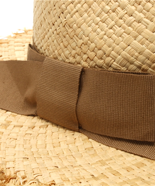 ROSE BUD(ローズバッド)の「(ICAS) PD920E PAGLIA RAFFIA HAT(ハット・レディース・ブラウン系その他/ブラック・ONE SIZE)」の6枚目の写真