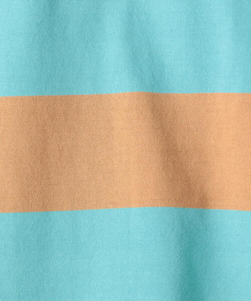 green label relaxing（グリーンレーベルリラクシング）の「【キッズ】ワイドボーダーTシャツ（Tシャツ/カットソー・キッズ・ベージュ/ネイビー/ブラック・105/115/135/125/95）」の9枚目の写真