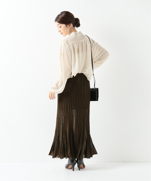 セール】IENA LA BOUCLE ジョーゼットボウタイブラウス