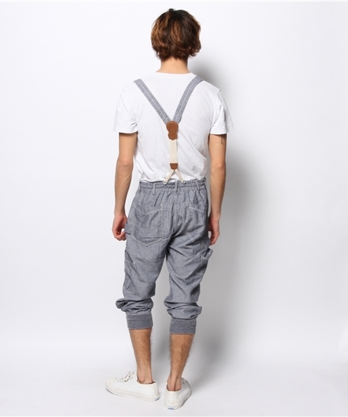goa（ゴア）の「サスペンダー付ナチュラルペインターパンツ（その他パンツ・メンズ・キナリ/ブルー・FREE）」の7枚目の写真