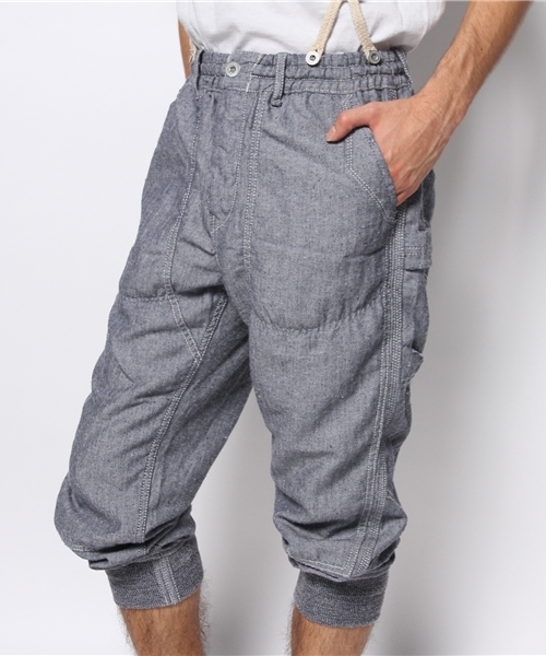 goa（ゴア）の「サスペンダー付ナチュラルペインターパンツ（その他パンツ・メンズ・キナリ/ブルー・FREE）」の8枚目の写真