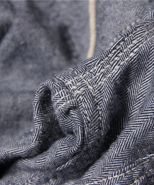 goa（ゴア）の「サスペンダー付ナチュラルペインターパンツ（その他パンツ・メンズ・キナリ/ブルー・FREE）」の4枚目の写真