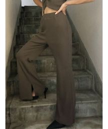 GYDA | H/W ワッフルフレアパンツ(その他パンツ)