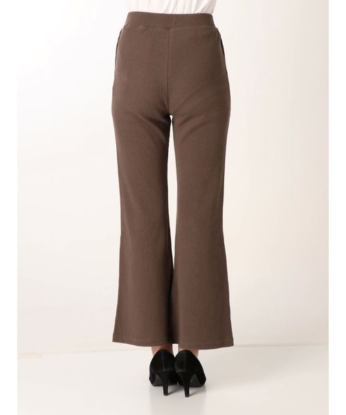 GYDA（ジェイダ）の「H/W ワッフルフレアパンツ（その他パンツ・レディース・ブラック/カーキ/ボルドー・FREE）」の12枚目の写真