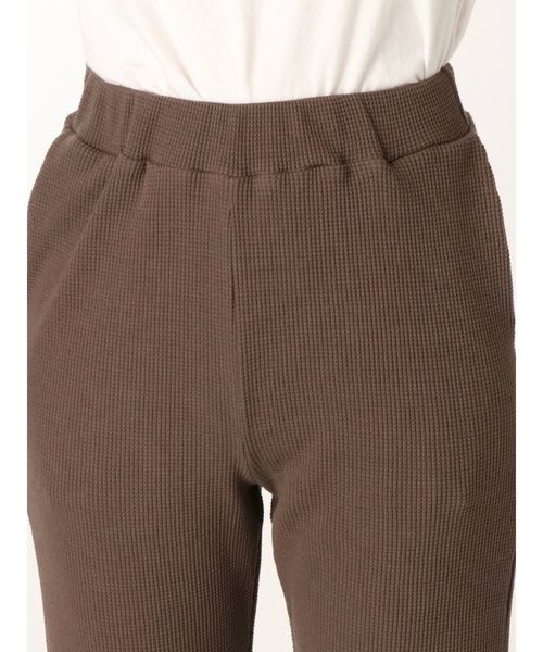 GYDA（ジェイダ）の「H/W ワッフルフレアパンツ（その他パンツ・レディース・ブラック/カーキ/ボルドー・FREE）」の13枚目の写真