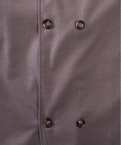 KUUUPY（クーピー）の「KUUUPY - ヨークロングトレンチコート（トレンチコート・メンズ・ブラック/ベージュ・SMALL/MEDIUM/LARGE）」の9枚目の写真