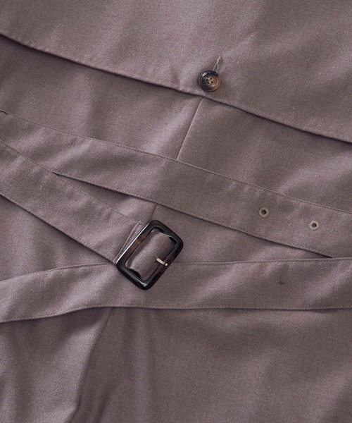 KUUUPY（クーピー）の「KUUUPY - ヨークロングトレンチコート（トレンチコート・メンズ・ブラック/ベージュ・SMALL/MEDIUM/LARGE）」の14枚目の写真