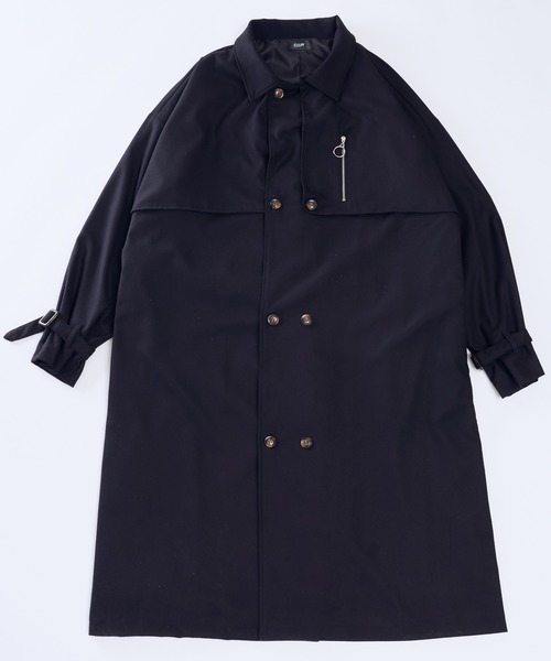 KUUUPY（クーピー）の「KUUUPY - ヨークロングトレンチコート（トレンチコート・メンズ・ブラック/ベージュ・SMALL/MEDIUM/LARGE）」の17枚目の写真