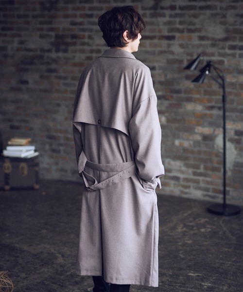 KUUUPY（クーピー）の「KUUUPY - ヨークロングトレンチコート（トレンチコート・メンズ・ブラック/ベージュ・SMALL/MEDIUM/LARGE）」の19枚目の写真