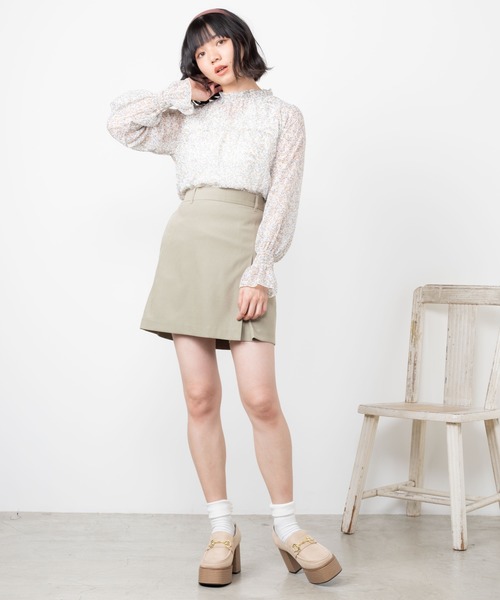 WEGO（ウィゴー）の「WEGO/【セットアップ対応商品】ベイクドカラーミニスカート（スカート・レディース・ブラック/サックスブルー/アイボリー/グリーン系その他/ライトピンク・SMALL/MEDIUM）」の20枚目の写真