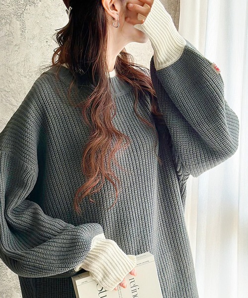 Java（ジャバ）の「《JaVaジャバ コラボ》ゆるニットであざと感