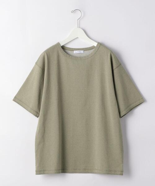 green label relaxing(グリーンレーベルリラクシング)の「SC FTP リカバリー プレーティング クルーネック Tシャツ カットソー(Tシャツ/カットソー・メンズ・オリーブ/ケリー/オレンジ系その他・LARGE/MEDIUM/SMALL/X-LARGE)」の2枚目の写真