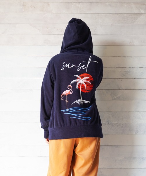 Bling Leads（ブリングリーズ）の「【Bl】パイル　 プリントシップパーカー（パーカー・レディース・ブラック/ネイビー・MEDIUM/LARGE）」の14枚目の写真