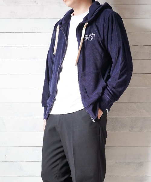 Bling Leads（ブリングリーズ）の「【Bl】パイル　 プリントシップパーカー（パーカー・レディース・ブラック/ネイビー・MEDIUM/LARGE）」の19枚目の写真