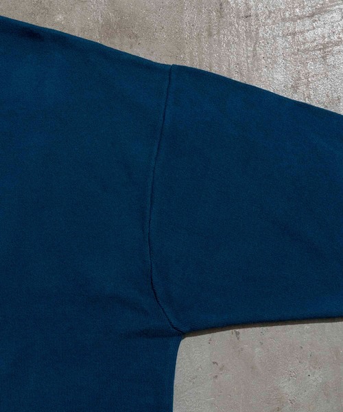 MAISON SPECIAL（メゾンスペシャル）の「《ユニセックスアイテム》プライムオーバースムースニットスウェットプルオーバー【MAISON SPECIAL/メゾンスペシャル】（スウェット・メンズ・チャコールグレー/ブラック/パープル/オフホワイト/イエロー/オレンジ/ブルー/グリーン・1/2/0/3）」の9枚目の写真