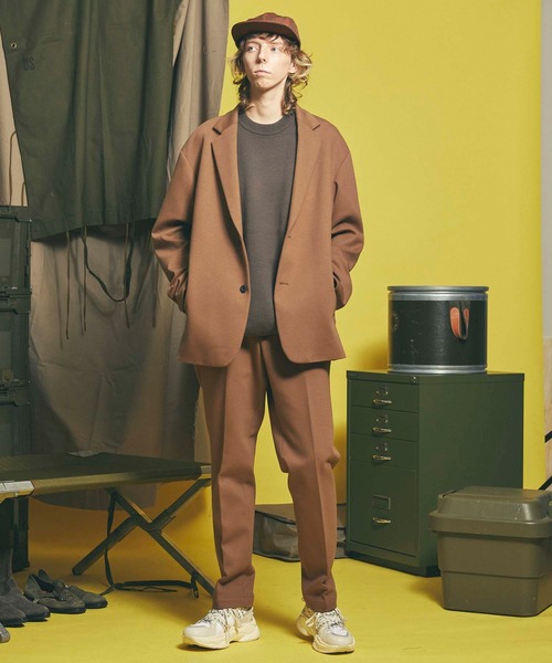 MAISON SPECIAL（メゾンスペシャル）の「《ユニセックスアイテム》プライムオーバースムースニットスウェットプルオーバー【MAISON SPECIAL/メゾンスペシャル】（スウェット・メンズ・チャコールグレー/ブラック/パープル/オフホワイト/イエロー/オレンジ/ブルー/グリーン・1/2/0/3）」の21枚目の写真