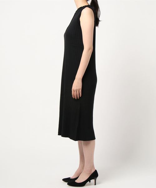 PUAL CE CIN（ピュアルセシン）の「針抜きテレコロングR（Tシャツ/カットソー・レディース・ブラック/キナリ・FREE）」の8枚目の写真