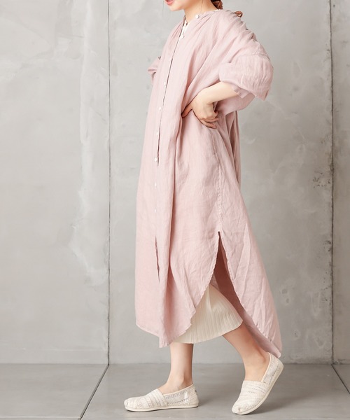 PUAL CE CIN（ピュアルセシン）の「針抜きテレコロングR（Tシャツ/カットソー・レディース・ブラック/キナリ・FREE）」の3枚目の写真