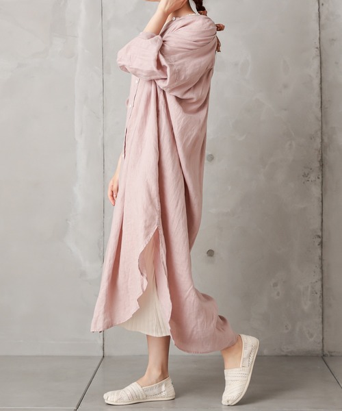 PUAL CE CIN（ピュアルセシン）の「針抜きテレコロングR（Tシャツ/カットソー・レディース・ブラック/キナリ・FREE）」の18枚目の写真