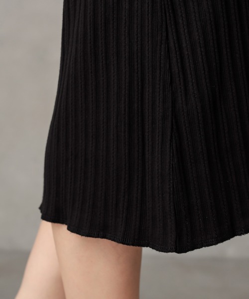 PUAL CE CIN（ピュアルセシン）の「針抜きテレコロングR（Tシャツ/カットソー・レディース・ブラック/キナリ・FREE）」の17枚目の写真