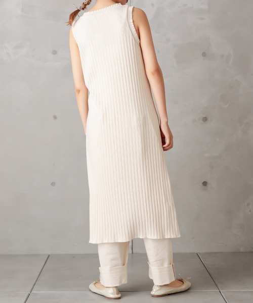 PUAL CE CIN（ピュアルセシン）の「針抜きテレコロングR（Tシャツ/カットソー・レディース・ブラック/キナリ・FREE）」の20枚目の写真