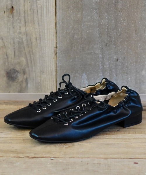 archives（アルシーヴ）の「レースアップシューズ（その他シューズ・レディース・アイボリー/ブラック/ベージュ・MEDIUM/LARGE）」の4枚目の写真