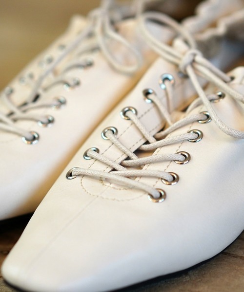 archives（アルシーヴ）の「レースアップシューズ（その他シューズ・レディース・アイボリー/ブラック/ベージュ・MEDIUM/LARGE）」の11枚目の写真