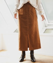 フェイクスエードスカート