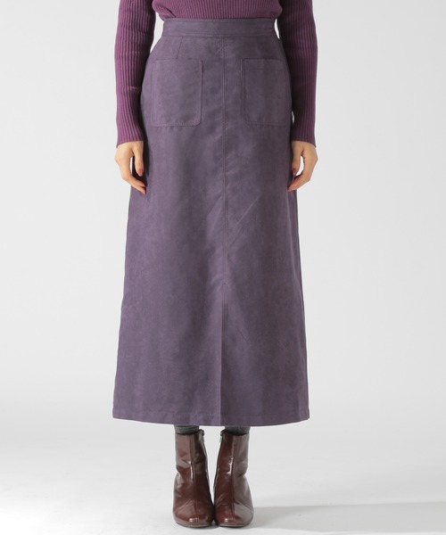 BAYFLOW(ベイフロー)の「フェイクスエードスカート(スカート・レディース・パープル/キャメル・SMALL/MEDIUM)」の15枚目の写真