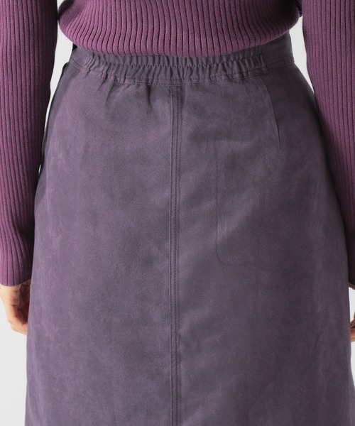 BAYFLOW(ベイフロー)の「フェイクスエードスカート(スカート・レディース・パープル/キャメル・SMALL/MEDIUM)」の6枚目の写真