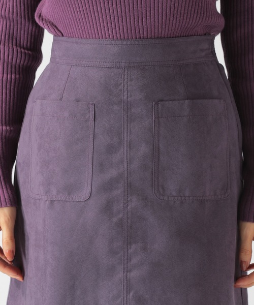 BAYFLOW(ベイフロー)の「フェイクスエードスカート(スカート・レディース・パープル/キャメル・SMALL/MEDIUM)」の18枚目の写真
