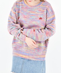 KIRSH | SMALL CHERRY DYEING KNIT/スモールチェリーダイイングニット(ニット/セーター)