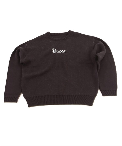 BUCCA 44(ブッカフォーティーフォー)の「【BUCCA 44】ロゴクルーネックニット(ニット/セーター・メンズ・ブラック/杢グレー・MEDIUM/LARGE/X-LARGE/XX-LARGE/XXX-LARGE)」の12枚目の写真