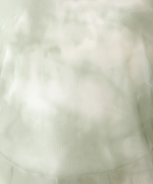 LOWRYS FARM（ローリーズファーム）の「タイダイチュールタートルＬＳ　920187（Tシャツ/カットソー・レディース・ブラック/ベージュ/グリーン・FREE）」の8枚目の写真