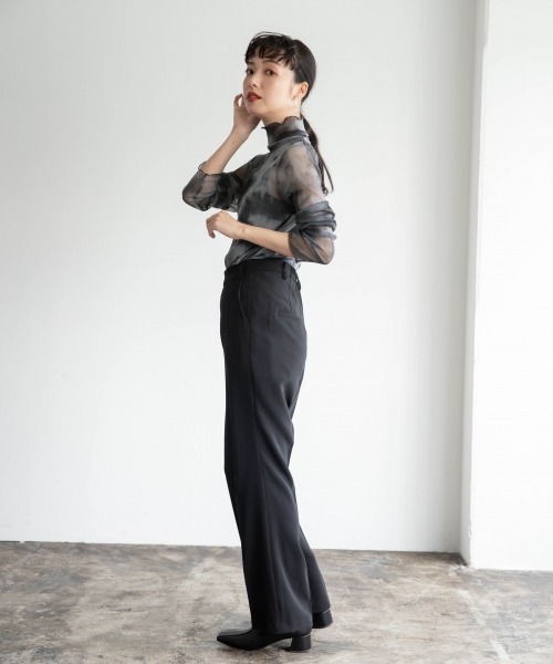 LOWRYS FARM（ローリーズファーム）の「タイダイチュールタートルＬＳ　920187（Tシャツ/カットソー・レディース・ブラック/ベージュ/グリーン・FREE）」の16枚目の写真