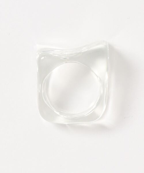 Fun & Daily（ファンアンドデイリー）の「F&D : マーブルアクリルリング（リング・レディース・パープル/ブラウン/グレー/グリーン/クリア・FREE）」の8枚目の写真