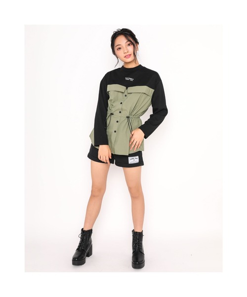 ZIDDY（ジディ）の「ZIDDY/【ニコ☆プチ掲載】レースアップ ハイカット ヒール ブーツ（ブーツ・キッズ・ブラック・23/21/22/24）」の9枚目の写真