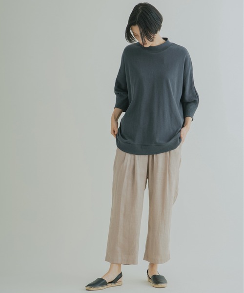 Kelen（ケレン）の「「KELEN / ケレン」9分丈イージータックトラウザー"Soi Linen"（その他パンツ・レディース・ブラック/パープル/アイボリー/ミント/グレイッシュベージュ・S/M）」の22枚目の写真