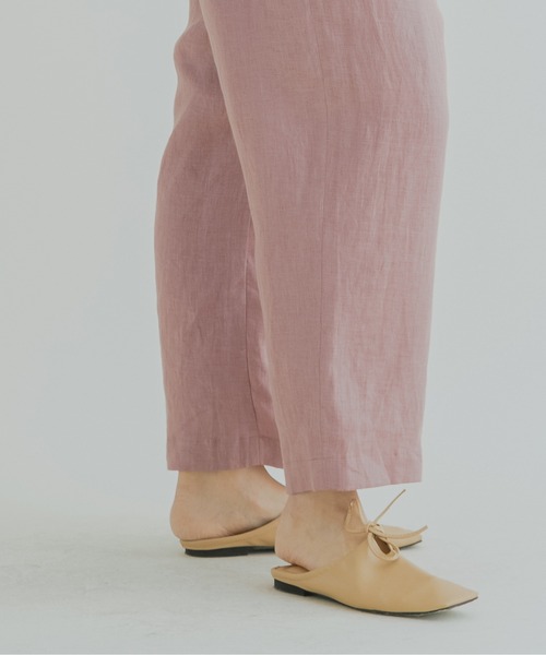 Kelen（ケレン）の「「KELEN / ケレン」9分丈イージータックトラウザー"Soi Linen"（その他パンツ・レディース・ブラック/パープル/アイボリー/ミント/グレイッシュベージュ・S/M）」の16枚目の写真