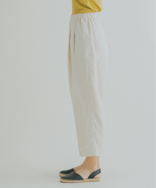 Kelen（ケレン）の「「KELEN / ケレン」9分丈イージータックトラウザー"Soi Linen"（その他パンツ・レディース・ブラック/パープル/アイボリー/ミント/グレイッシュベージュ・S/M）」の12枚目の写真