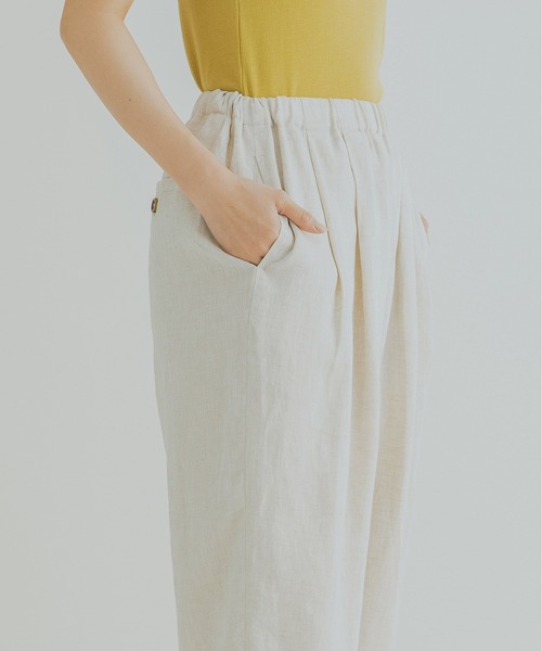 Kelen（ケレン）の「「KELEN / ケレン」9分丈イージータックトラウザー"Soi Linen"（その他パンツ・レディース・ブラック/パープル/アイボリー/ミント/グレイッシュベージュ・S/M）」の21枚目の写真