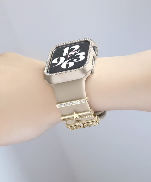 Urban Coral（アーバンコーラル）の「Apple Watch Case / アップルウォッチ ケース ラインストーンバンパーカバー / Urban Coral（デジタル腕時計・レディース・ブラック/レッド/ピンク/シルバー/ゴールド/クリア/レインボー/ピンクゴールド/ゴールド系その他・40mm/44mm/41mm/45mm/42mm/46）」の19枚目の写真