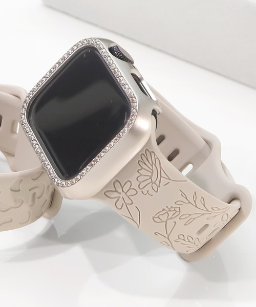 Urban Coral（アーバンコーラル）の「Apple Watch Case / アップルウォッチ ケース ラインストーンバンパーカバー / Urban Coral（デジタル腕時計・レディース・ブラック/レッド/ピンク/シルバー/ゴールド/クリア/レインボー/ピンクゴールド/ゴールド系その他・40mm/44mm/41mm/45mm/42mm/46）」の20枚目の写真